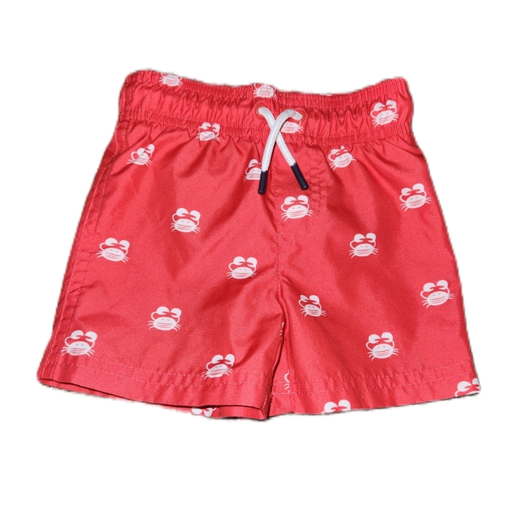 💓3/$15 Cat & Jack 9 Months Red Swim Trunks